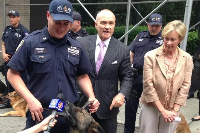 Police Commissioner Ray Kelly could sure use a feel-good K9 story now